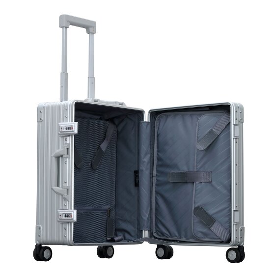 Aleon Valise cabine Traveler Domestic à 4 roues en Aluminium, 55 cm