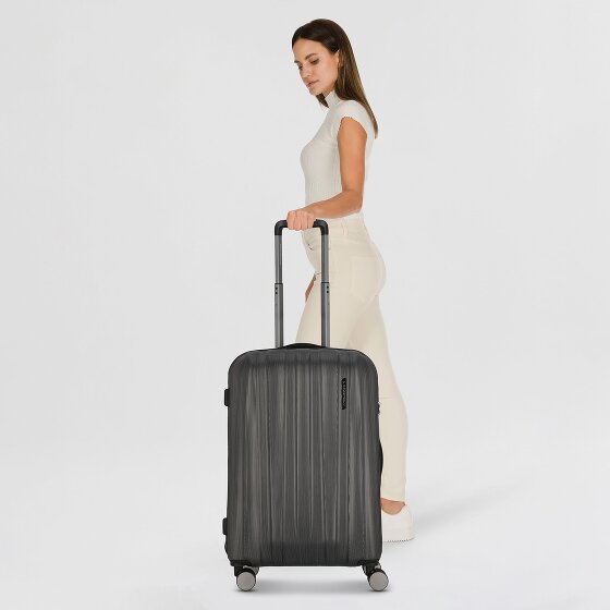 Polestream Moonrock 4 roulettes Trolley M 69 cm avec soufflet d'extension