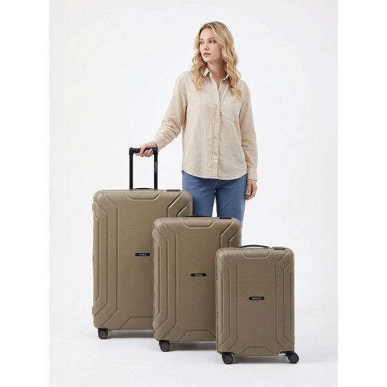 Redolz Essentials 15 Set de valises à 4 roulettes 3 pièces avec fermeture à trois points