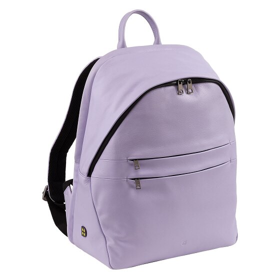 DuDu New York Daypack Cuir véritable 41 cm Compartiment ordinateur