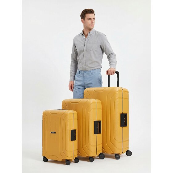 Redolz Essentials 15 Set de valises à 4 roulettes 3 pièces avec fermeture à trois points