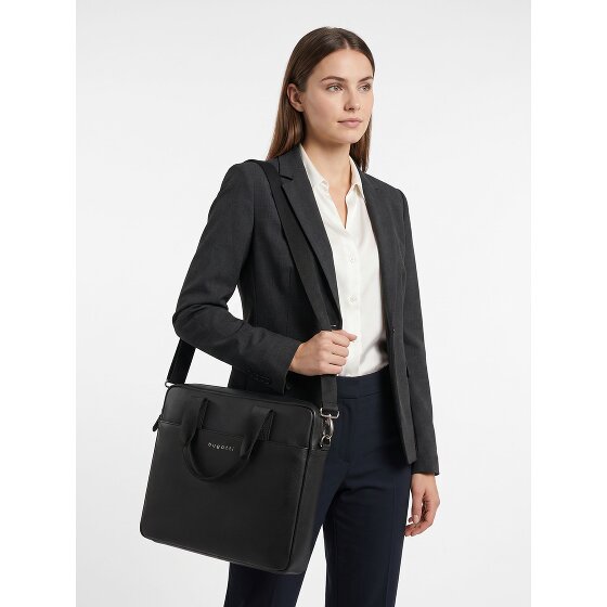 bugatti Valencia Attaché-case Cuir véritable 37 cm Compartiment ordinateur