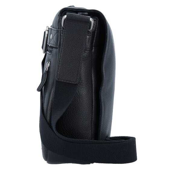 Leonhard Heyden Berlin Messenger Sac à bandoulière en cuir 32 cm Compartiment pour ordinateur portable