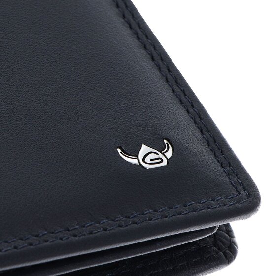 Golden Head Polo Porte-monnaie Protection RFID Cuir véritable 9 cm