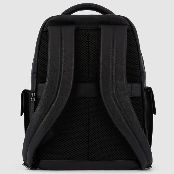 Piquadro Modus Daypack Cuir véritable 42 cm Compartiment ordinateur