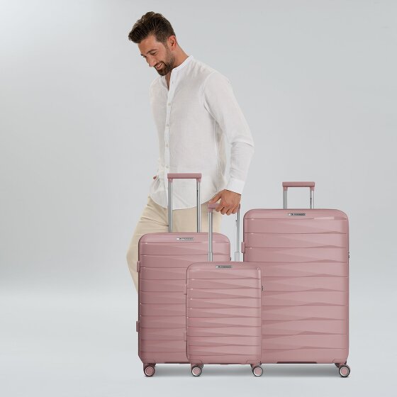 Franky London 4 roulettes Set de valises 3 pièces avec soufflet d'extension