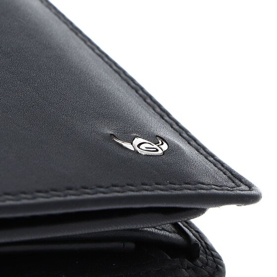 Golden Head Polo Porte-monnaie Protection RFID Cuir véritable 9 cm