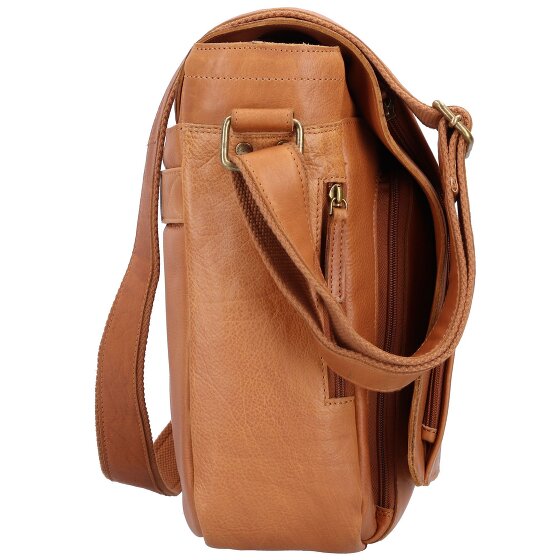 Greenland Nature Nature Messenger en cuir, 39 cm, compartiment pour ordinateur portable