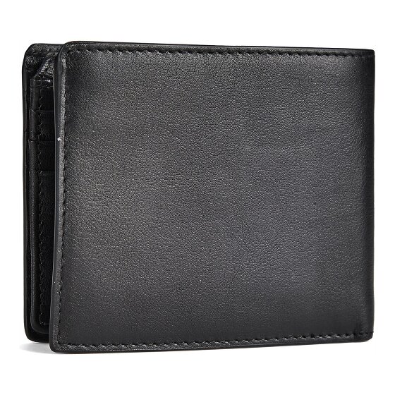 Piquadro Victor Porte-monnaie Protection RFID Cuir véritable 11 cm