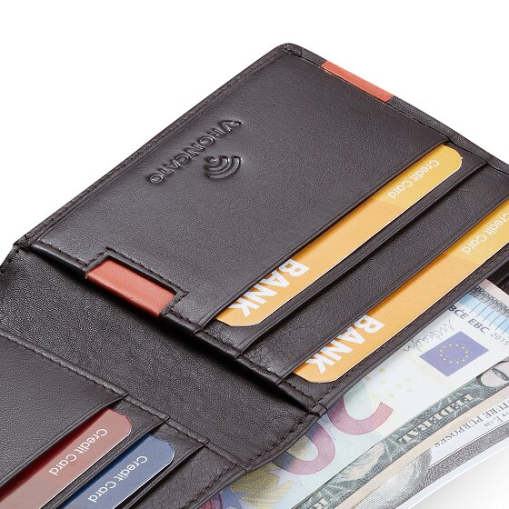 Roncato Monaco Porte-monnaie Protection RFID Cuir 11 cm