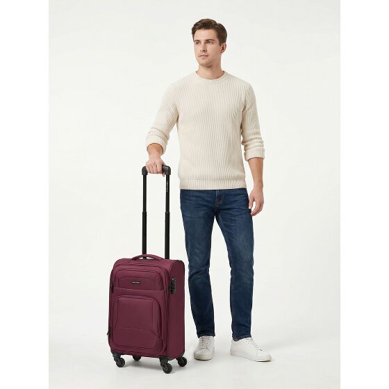 Smartbox Edition 04 4 roues Valise cabine 55 cm avec soufflet d'extension