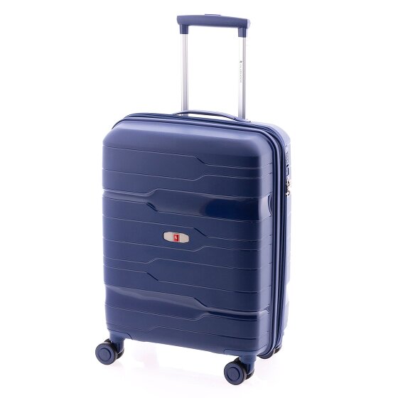 Gladiator 3800 4 roulettes Trolley de cabine 55 cm avec soufflet d'extension