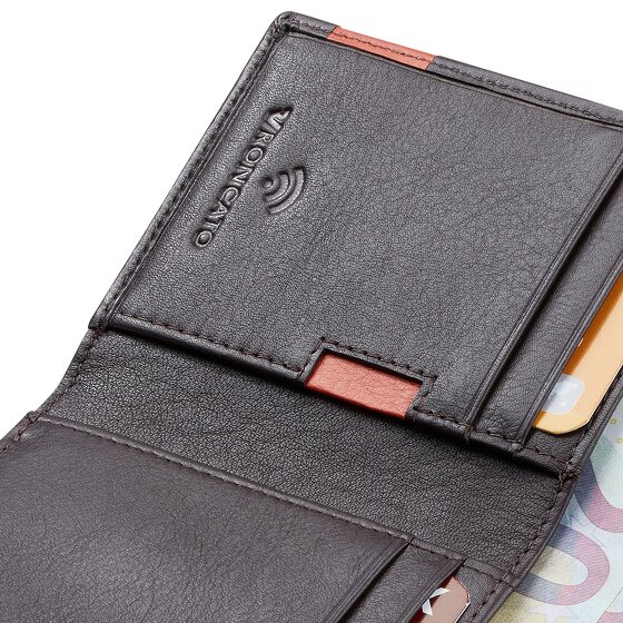 Roncato Monaco Porte-monnaie Protection RFID Cuir 8 cm