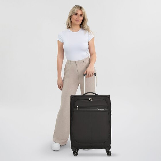 American Tourister Deep Dive 4 roulettes Trolley 67 cm avec soufflet d'extension