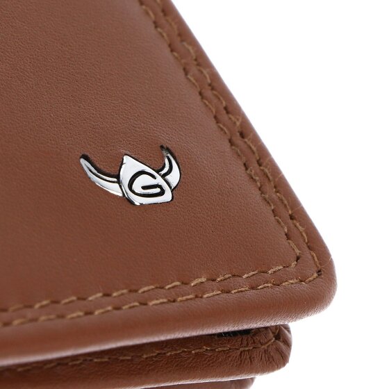 Golden Head Polo Porte-monnaie Protection RFID Cuir véritable 11 cm