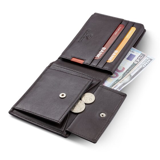 Roncato Monaco Porte-monnaie Protection RFID Cuir 12.5 cm