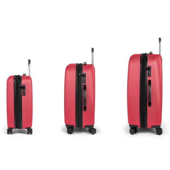 Gabol Paradise XP 4 roulettes Set de valises 3 pièces avec soufflet d'extension