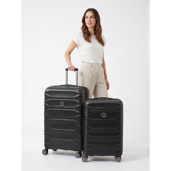 Delsey Paris Set de valises Meteor à 4 roues, tailles M et L, avec soufflet d'extension