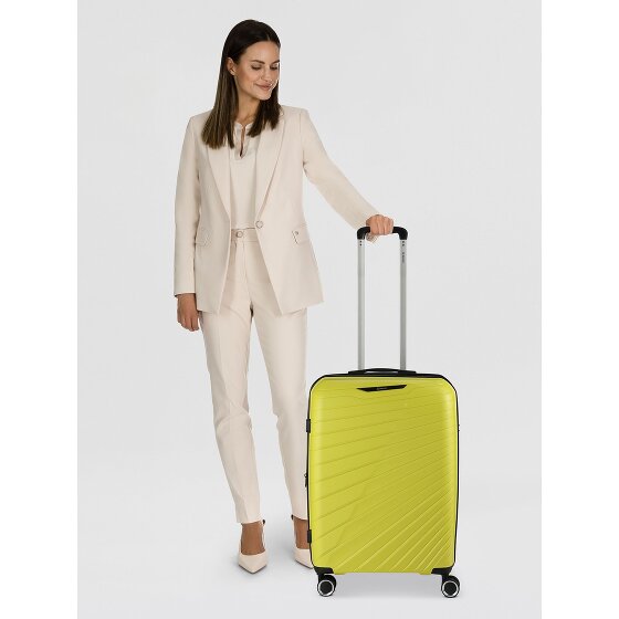 Benzi 5808 4 roulettes Trolley 65 cm avec soufflet d'extension