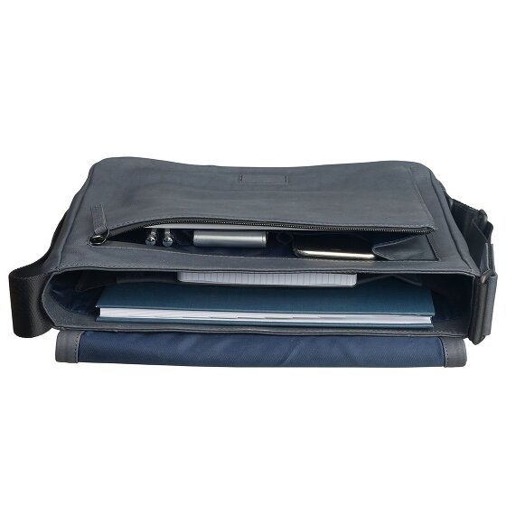 Leonhard Heyden Den Haag Messenger en cuir 31 cm