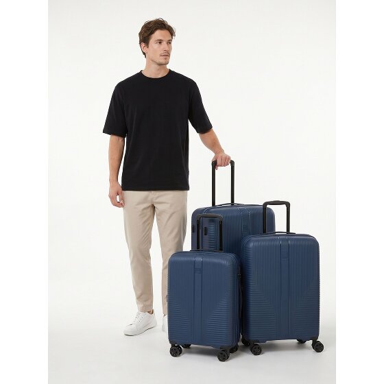 Travelite Air Stripe 4 roues Set de valises 3 pièces avec soufflet d'extension