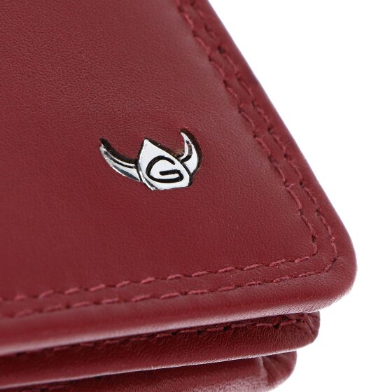 Golden Head Polo Porte-monnaie Protection RFID Cuir véritable 11 cm