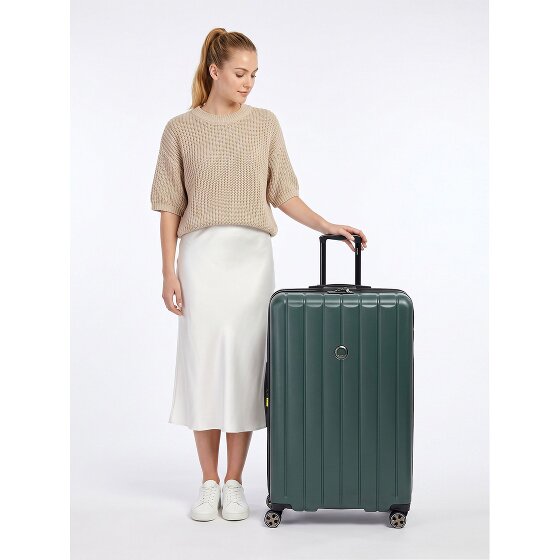 Delsey Paris Longitude 4 roues Valise cabine 81 cm '"avec soufflet d''extension"'
