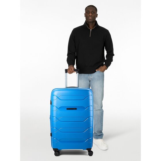 Polestream Strz by Asteroid 4 roulettes Trolley L 74 cm avec soufflet d'extension