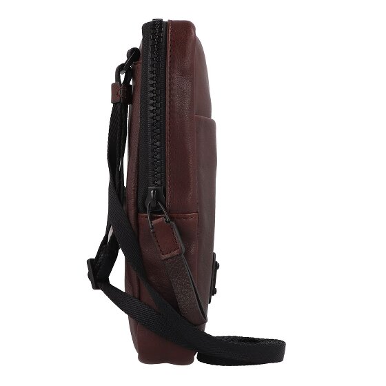 Piquadro Harper Étui en cuir pour téléphone portable 12 cm