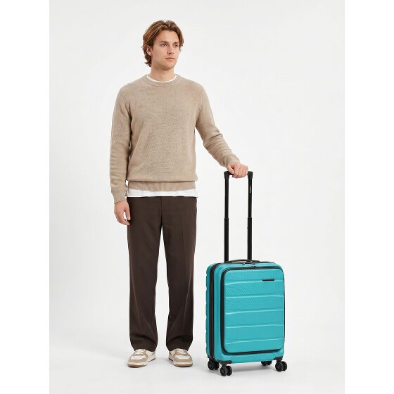 Franky Munich 4.0 4 roues Valise cabine 55 cm Compartiment ordinateur avec soufflet d'extension