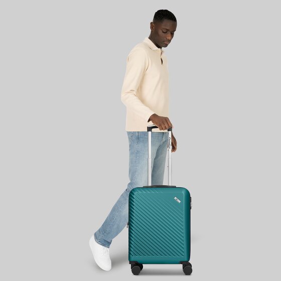 Check.In Paradise 2.0 4 roulettes Trolley de cabine S 55 cm avec soufflet d'extension