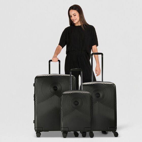 Gabol Radar 4 roulettes Set de valises 3 pièces avec soufflet d'extension