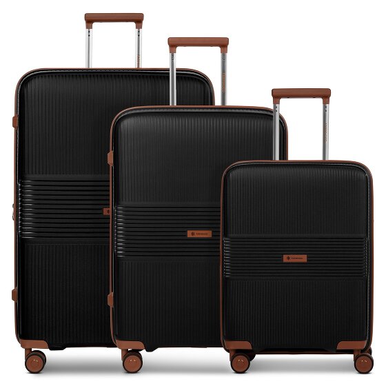 Farmhood Eco Edition 02 4 roulettes Set de valises 3 pièces avec soufflet d'extension