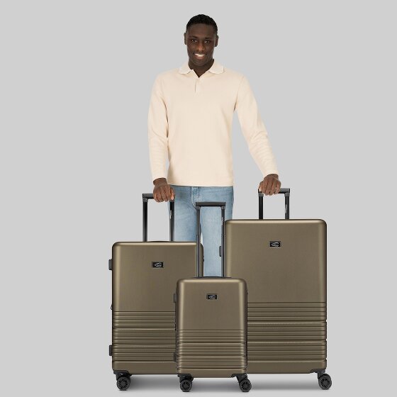 camel active Hanoi 4 roulettes Set de valises 3 pièces avec soufflet d'extension