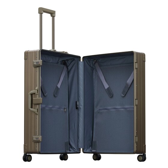 Aleon Valise cabine Traveler Macro à 4 roues en Aluminium, 77 cm
