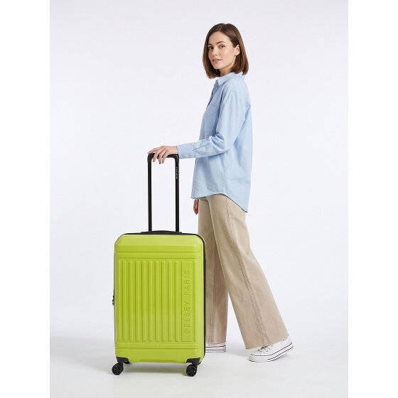 Delsey Paris Lutece Se 4 roues Valise cabine 68 cm '"avec soufflet d''extension"'