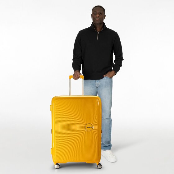 American Tourister Soundbox 4 roulettes Trolley 80 cm avec soufflet d'extension