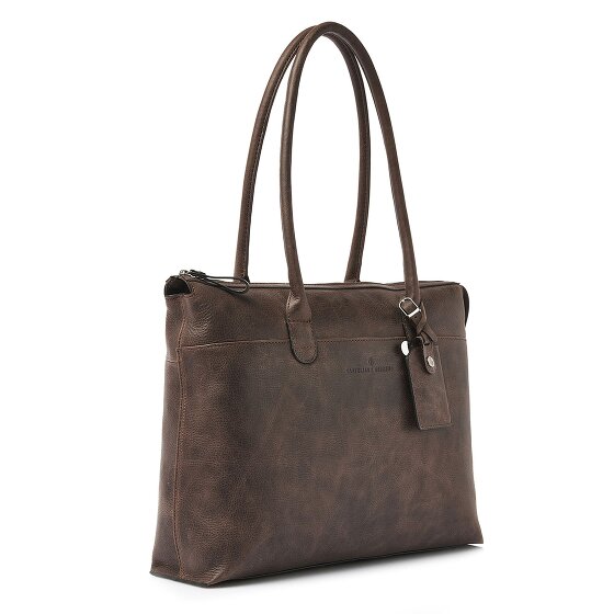 Castelijn & Beerens Carisma Sac à bandoulière RFID en cuir 40 cm Compartiment pour ordinateur portable