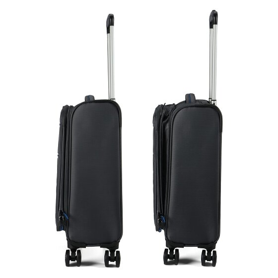 Benzi 5825 4 roulettes Trolley de cabine 55 cm avec soufflet d'extension