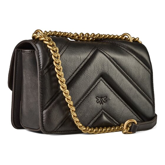 PINKO Love One Mini Sac à bandoulière Cuir véritable 21 cm