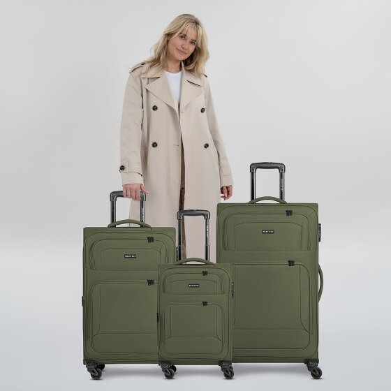 Smartbox Edition 04 4 roulettes Set de valises 3 pièces avec soufflet d'extension