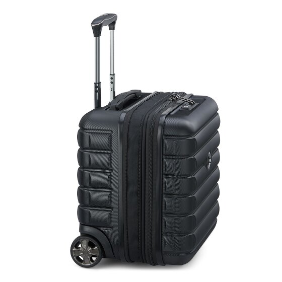 Delsey Paris Shadow 5.0 trolley business à 4 roulettes 38 cm compartiment pour ordinateur portable avec soufflet d'extension