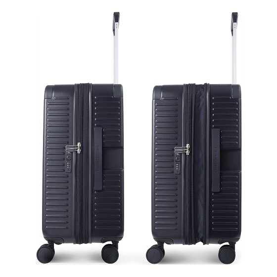 Hedgren Raku 4 roulettes Trolley 65.5 cm avec soufflet d'extension