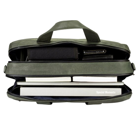 Leonhard Heyden Porte-documents Den Haag en cuir 40 cm pour ordinateur portable