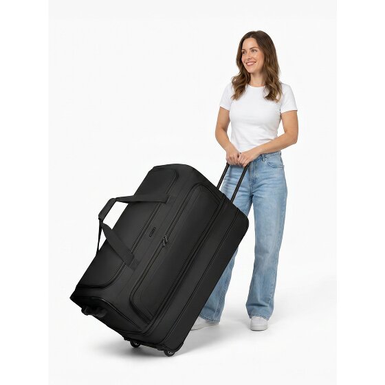 Redolz Sac de voyage Duffle Essentials à 2 roulettes 80 cm XL avec soufflet d'extension taille spéciale