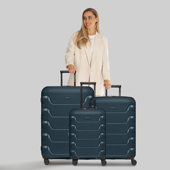 Smartbox Edition 01 4 roulettes Set de valises 3 pièces avec soufflet d'extension