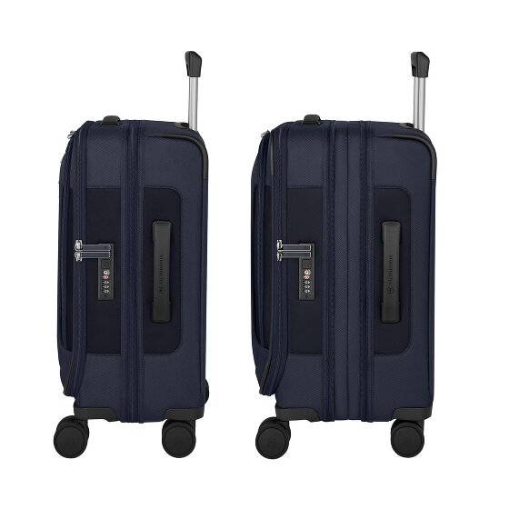 Victorinox Werks Traveler 7.0 4 roulettes Trolley de cabine 55 cm Compartiment pour ordinateur portable avec soufflet d'extension
