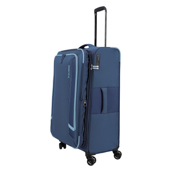 Travelite Corsiica 4 roulettes Trolley L 77 cm avec soufflet d'extension
