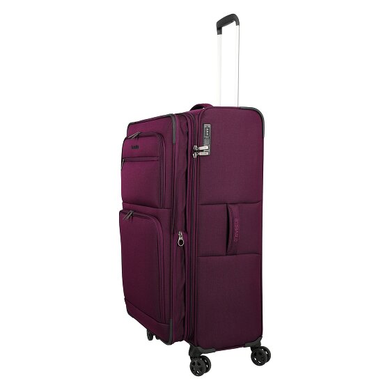 Travelite Cubis 4 roues Valise cabine L 83 cm avec soufflet d'extension