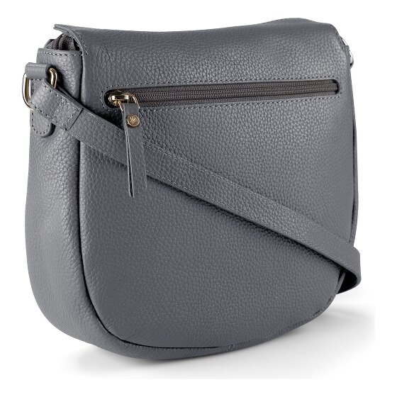 Lazarotti Bologna Leather Crossbody Sac à bandoulière en cuir 25 cm